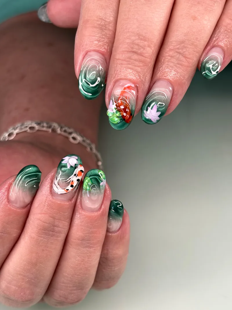 Chrome nails Lubbock TX